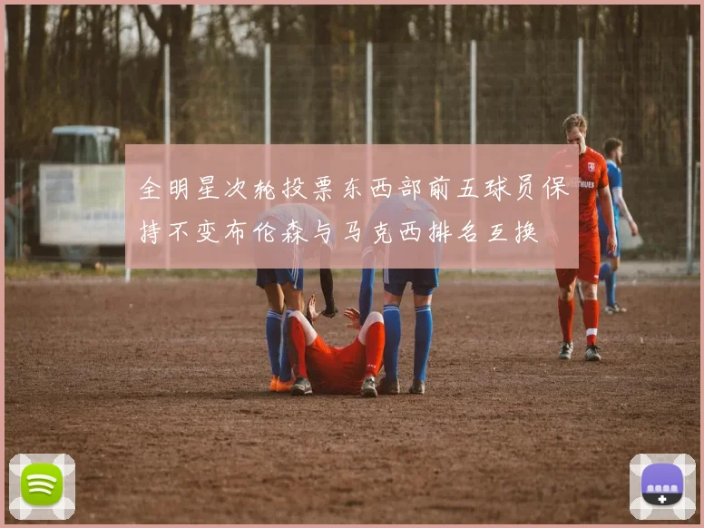 全明星次轮投票东西部前五球员保持不变布伦森与马克西排名互换